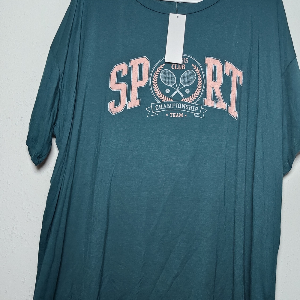 Gilli Deep‎ Teal Long Sleeve Top